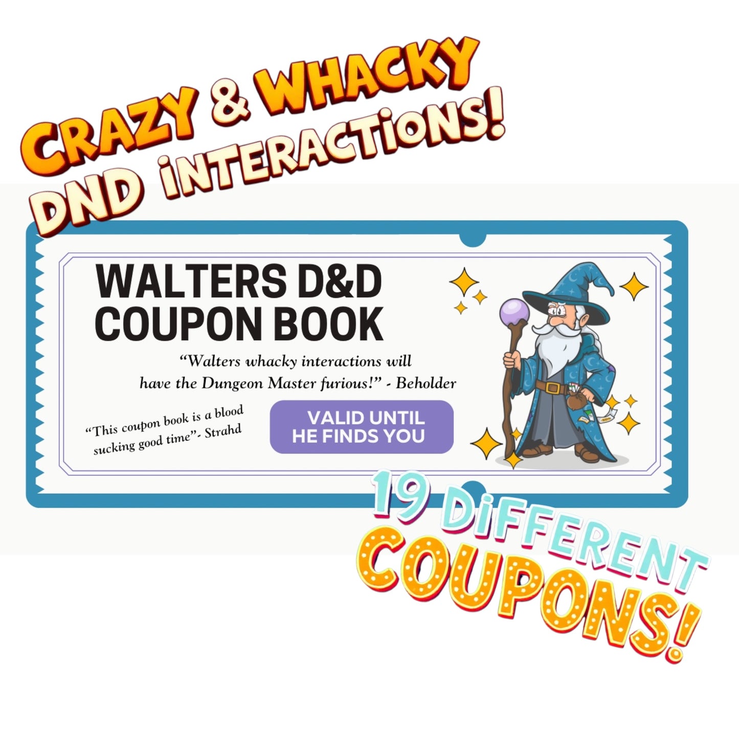 Walter’s D&D Coupon Book