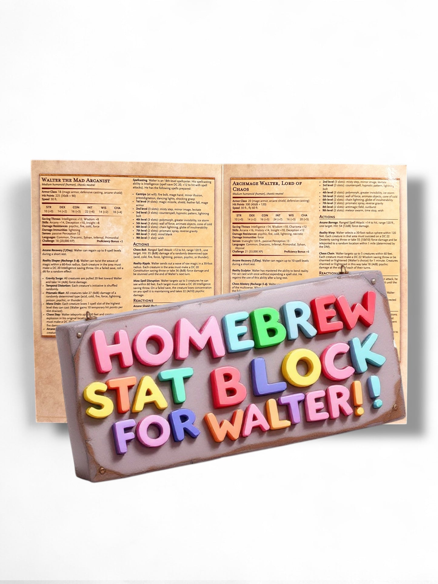 Walter’s D&D Coupon Book