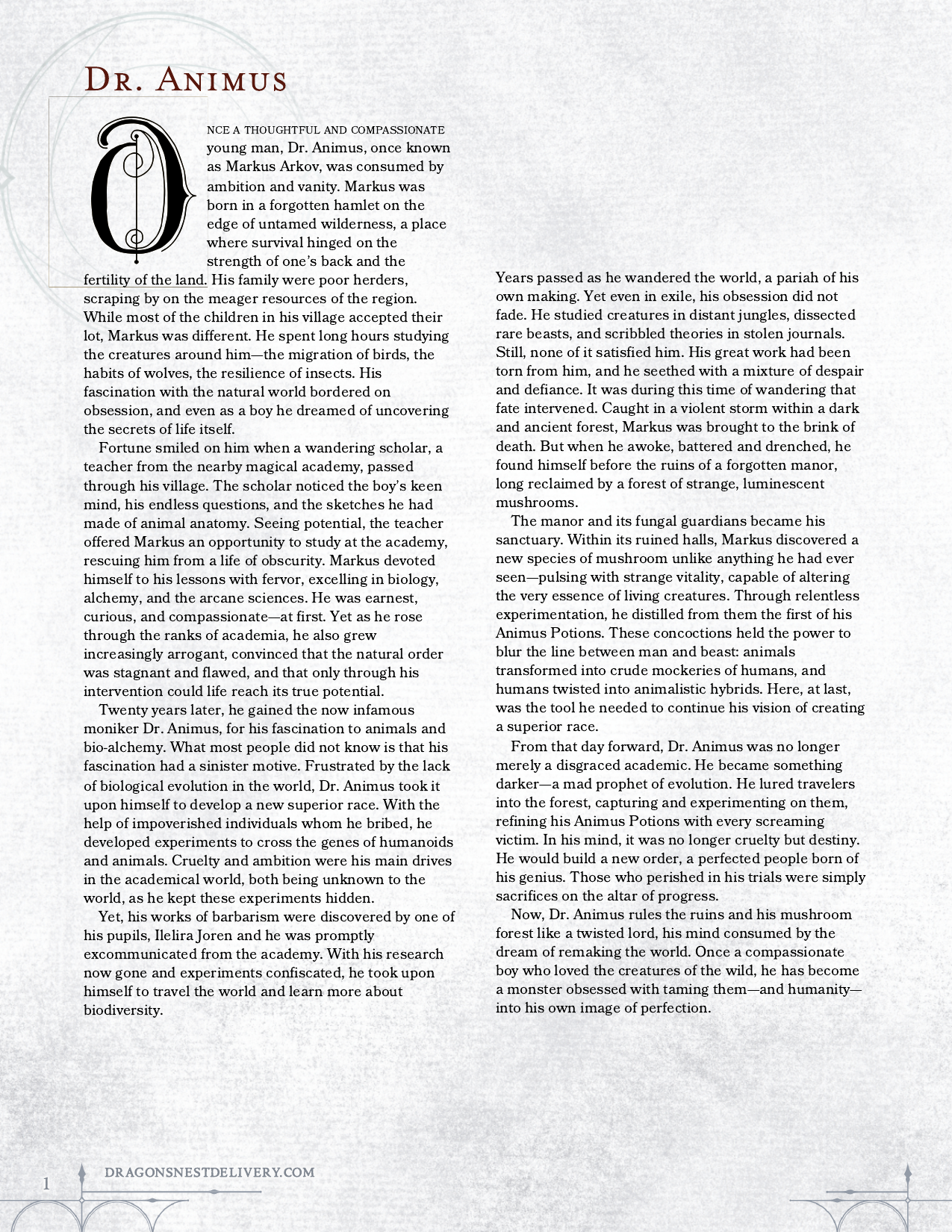 Dungeons & Dragons Digital Subscription